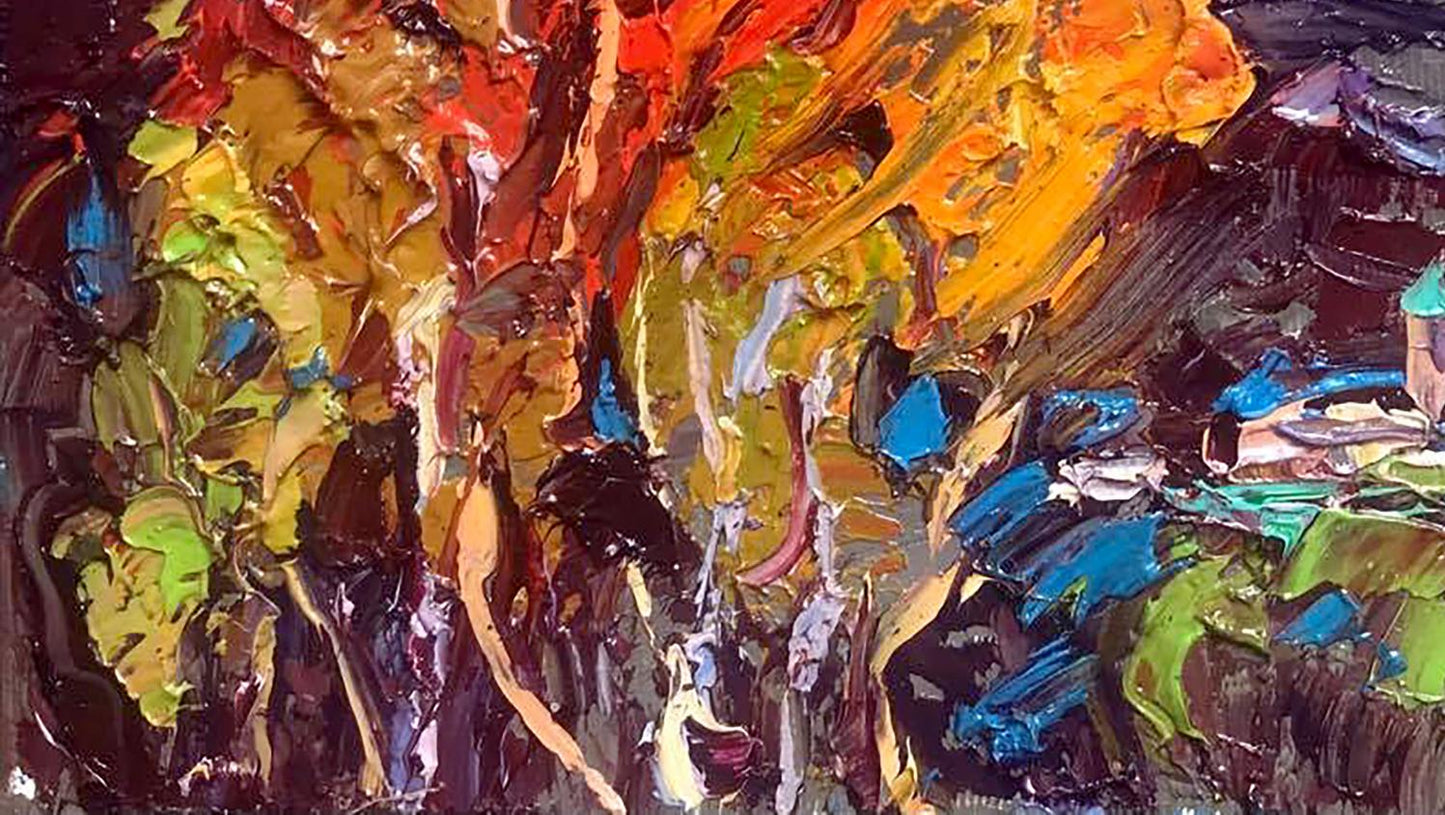 Village landscape Art