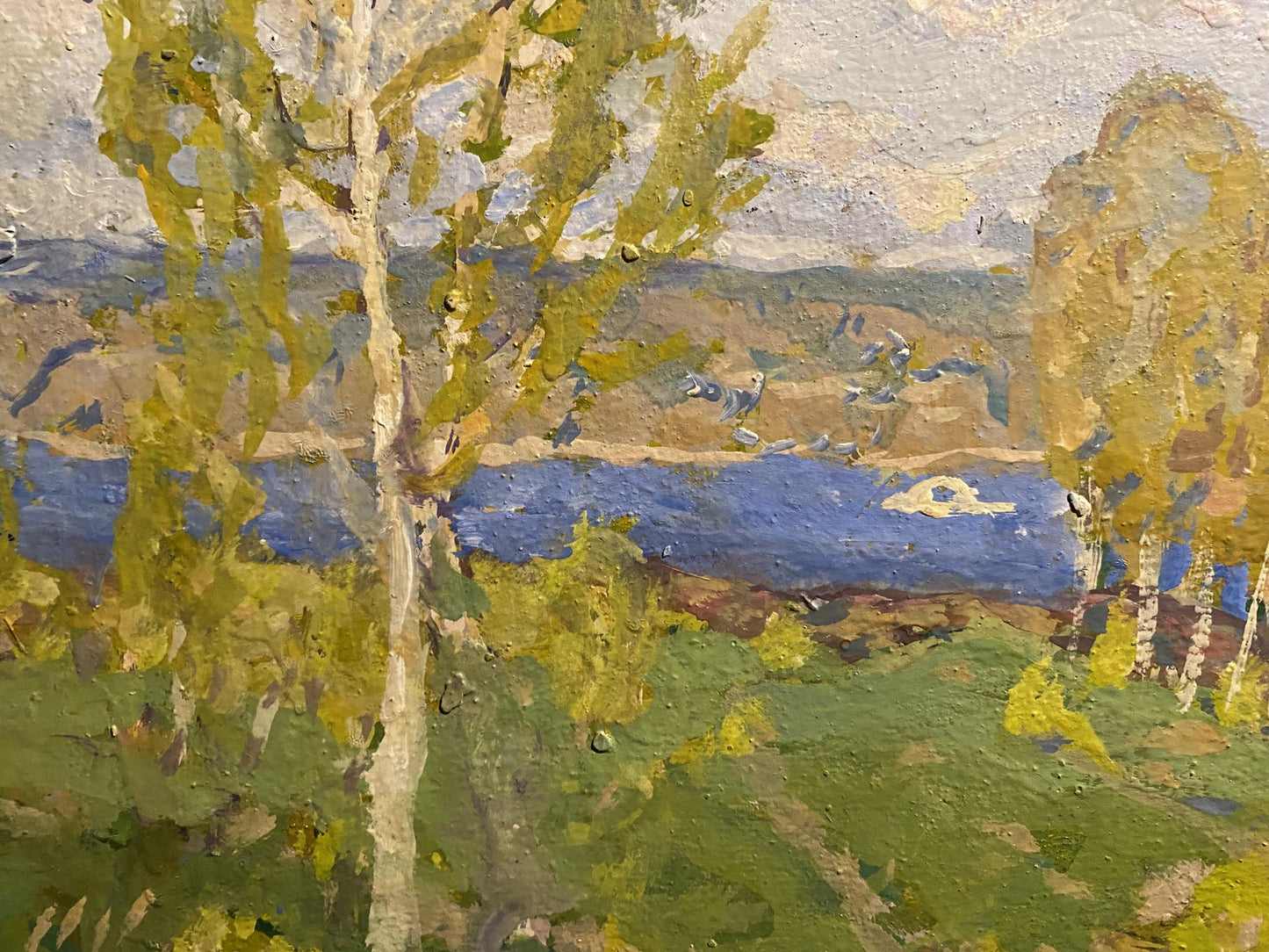 Oil painting Spring came Georgy Kolosovsky