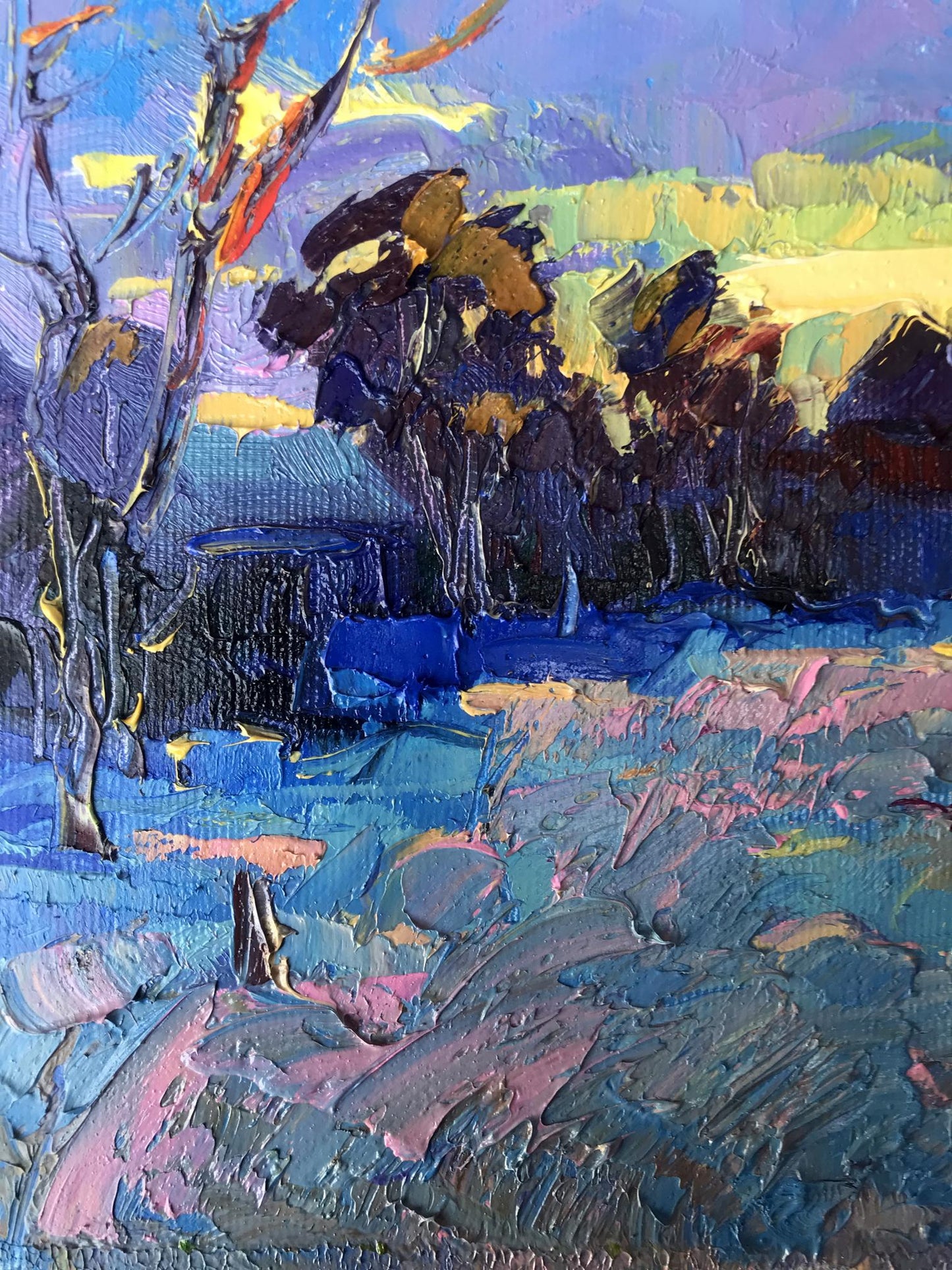 Winter Village landscape