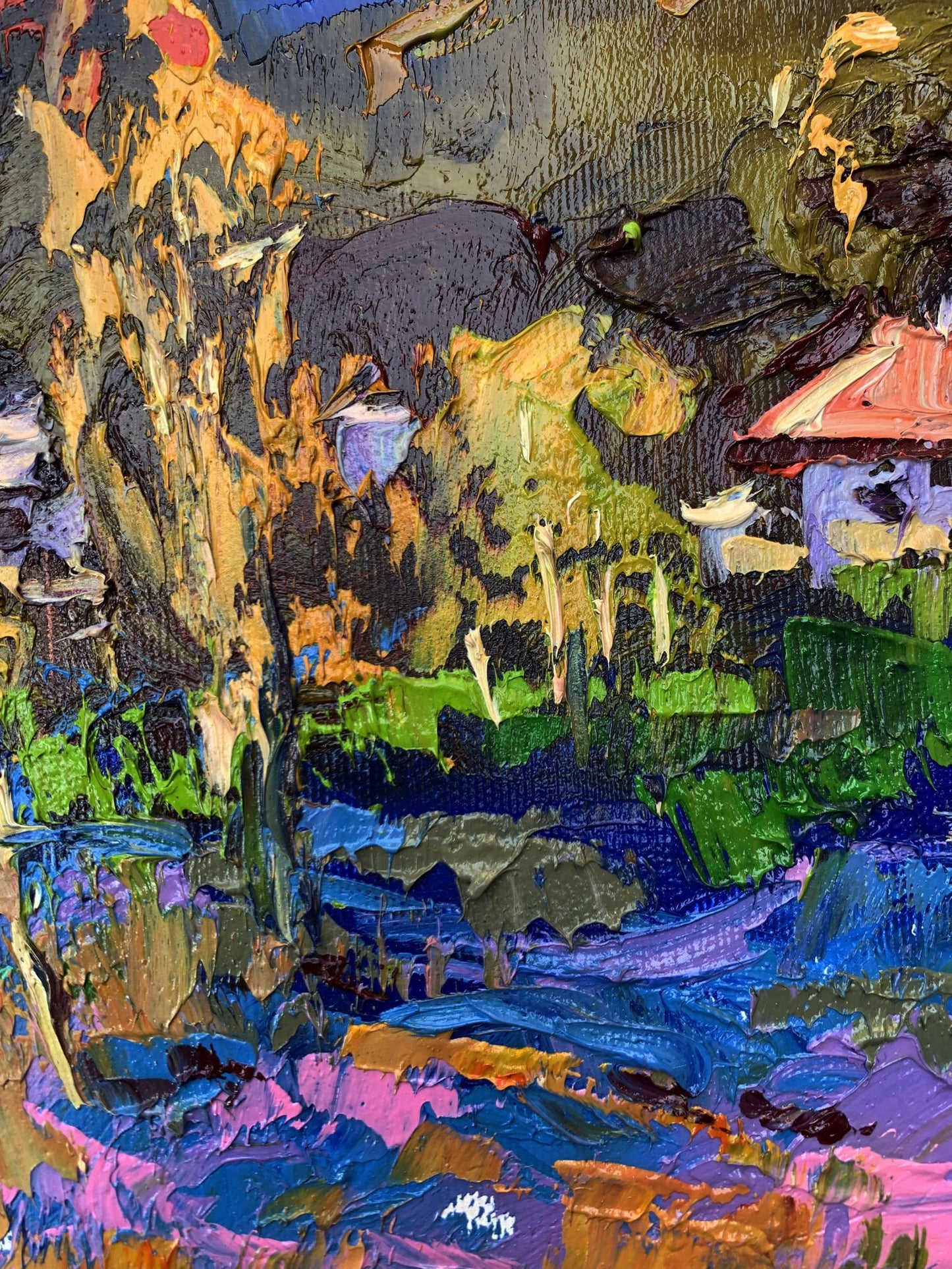Oil painting Night has come Ivanyuk Oleksiy