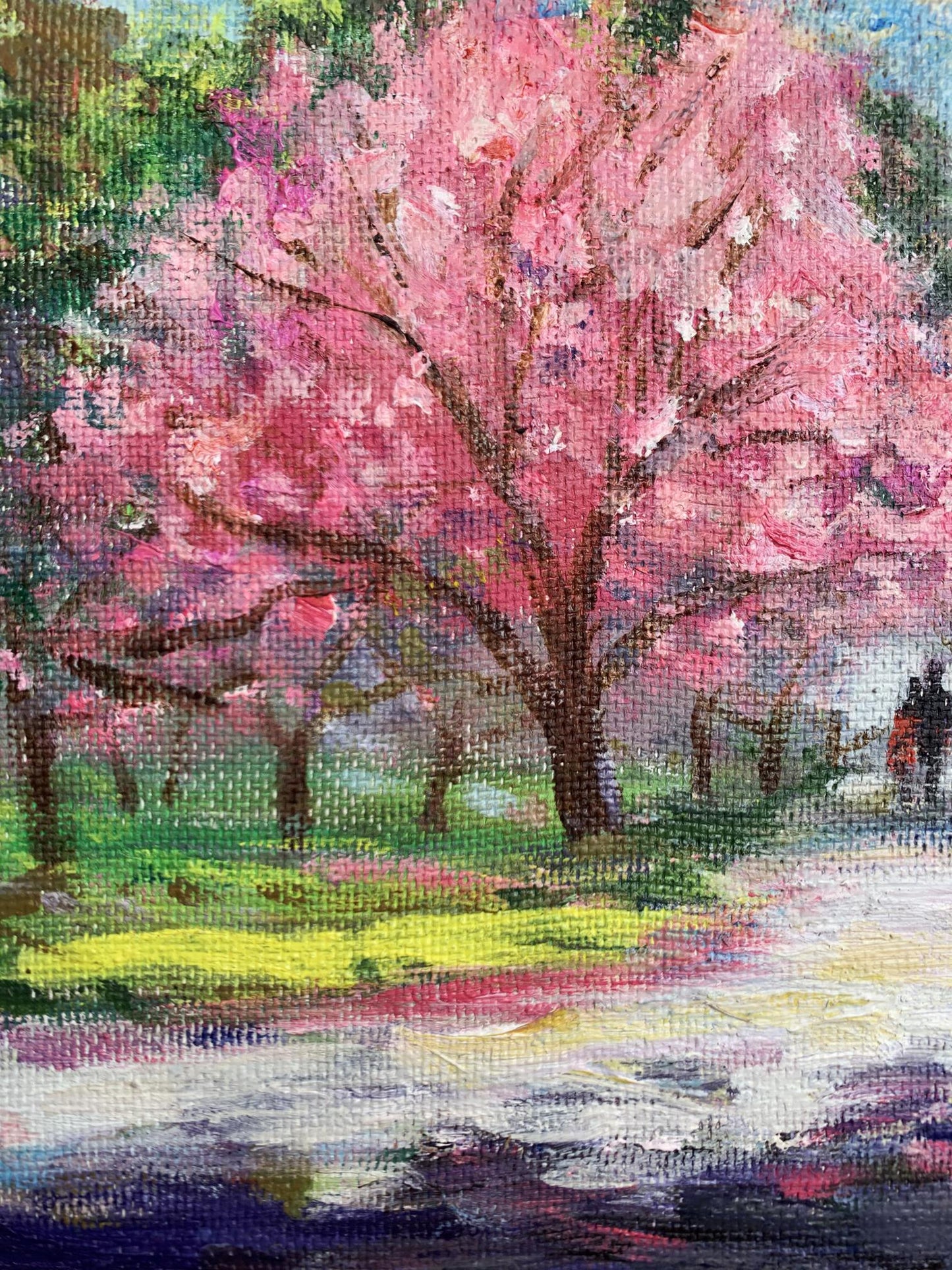 Oil painting Sakura Yu. Ulinets