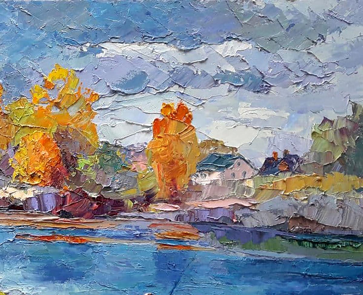 Oil painting Fishing Serdyuk Boris Petrovich №SERB 720