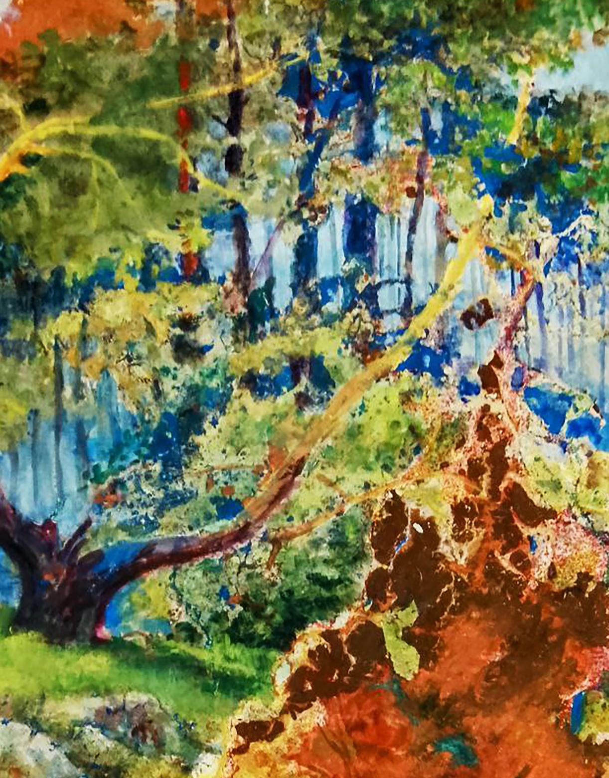Oil painting In the fairy tale forest Anatolii Duhnevich