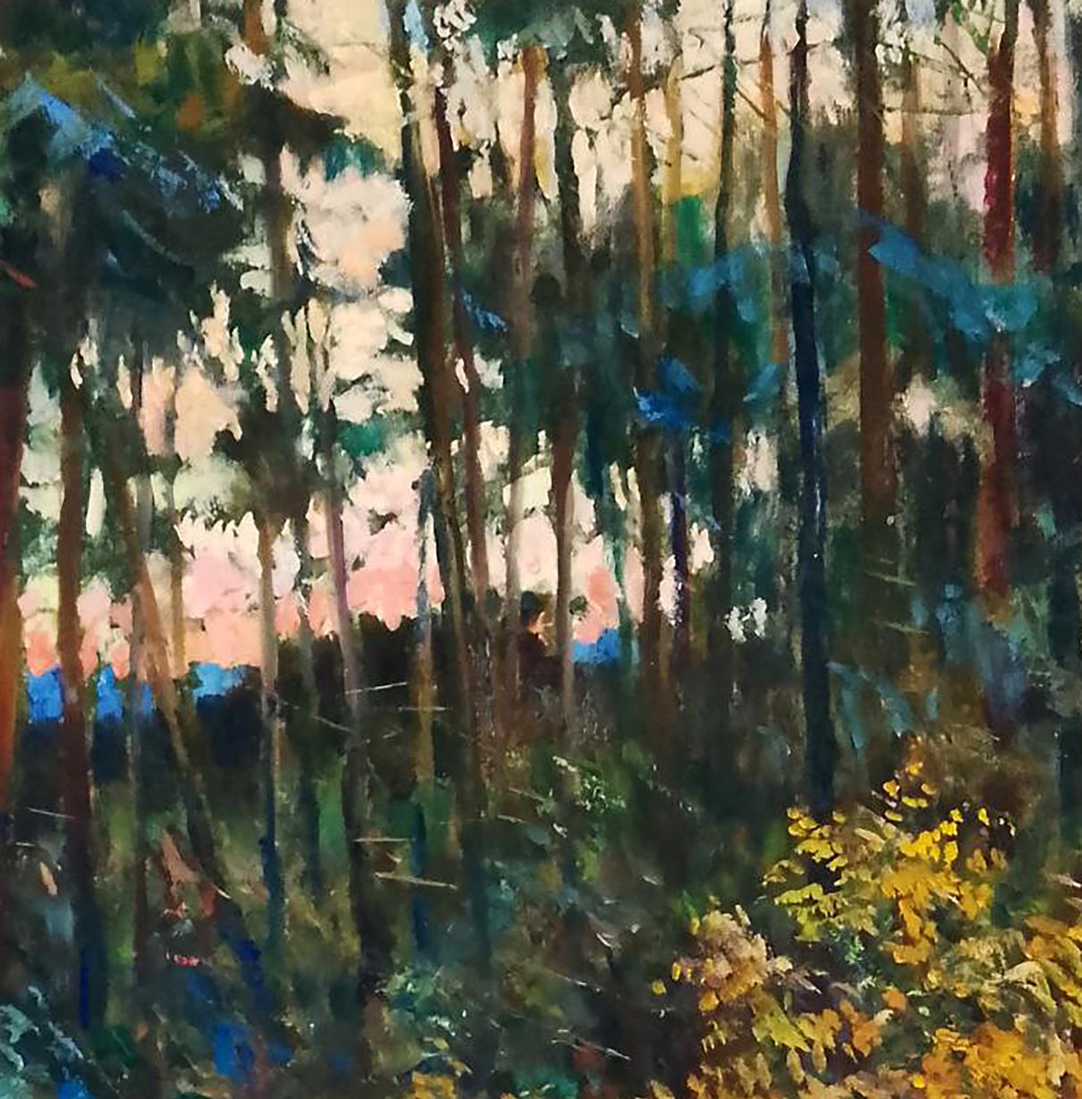 Oil painting Orange Sunset Anatolii Duhnevich
