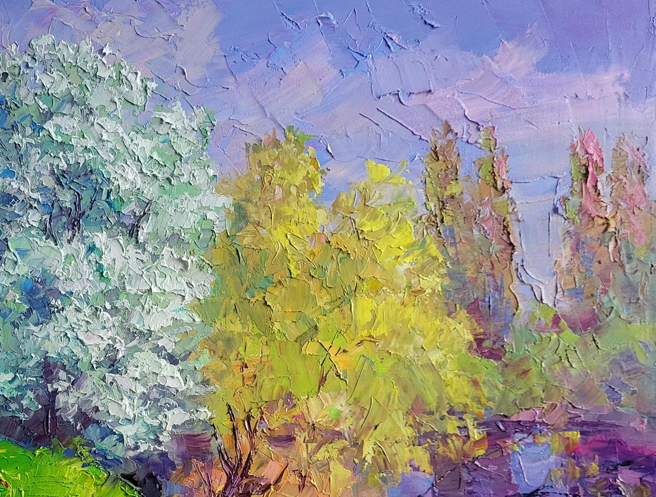 Oil painting Spring has come Boris Serdyuk