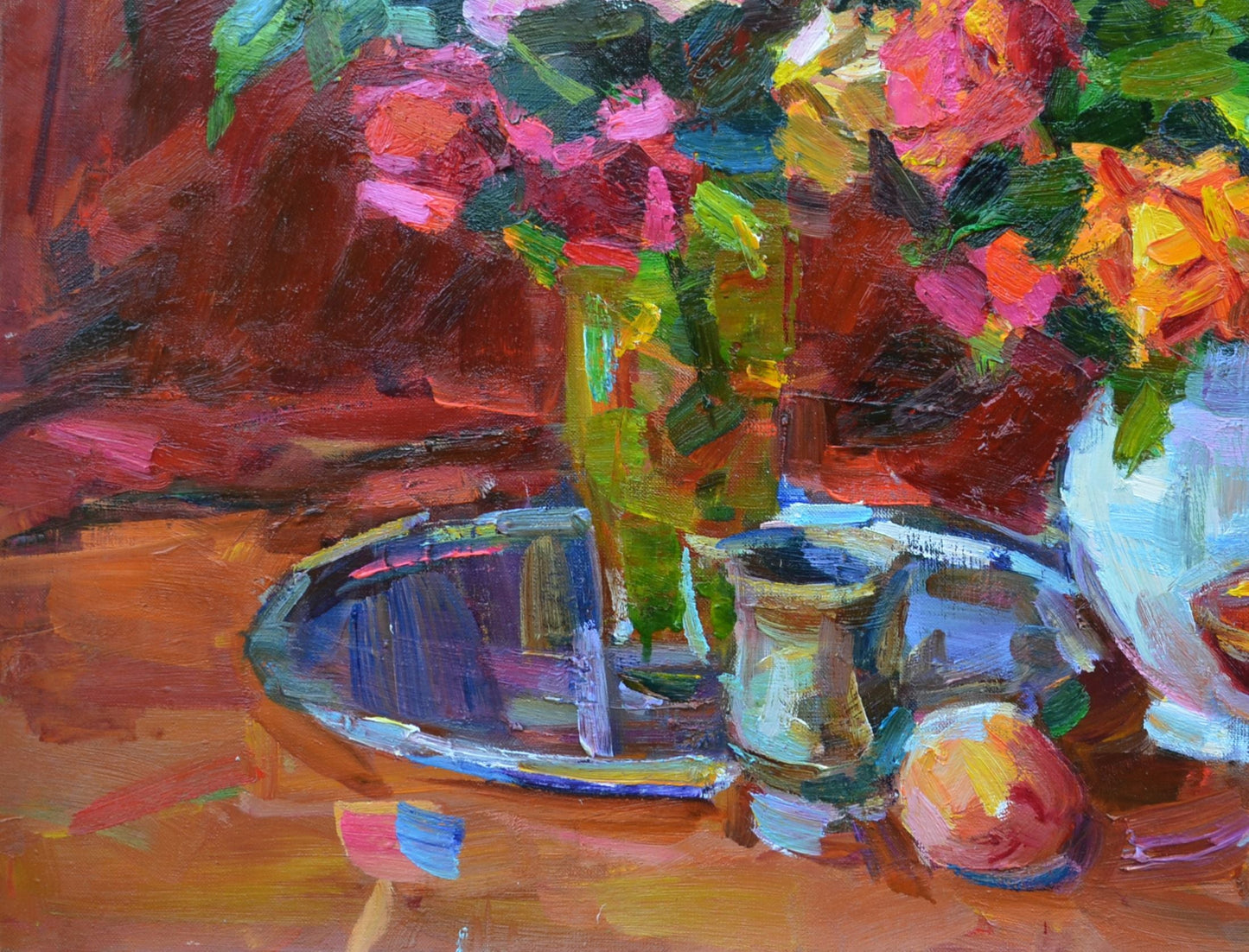 Oli painting fruit still life Pereta Vyacheslav