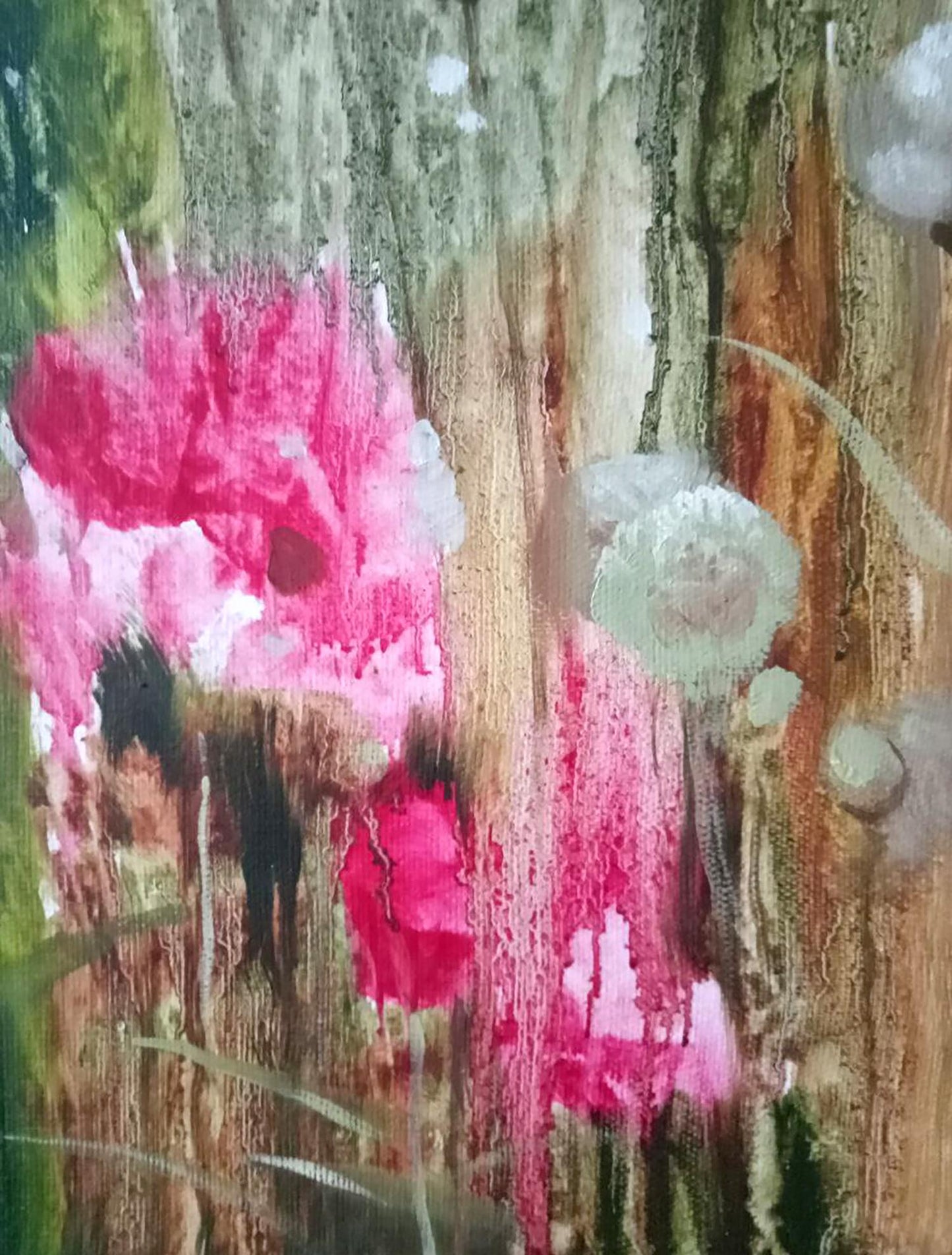 Abstract oil painting Morning flowers Anatoly Borisovich Tarabanov