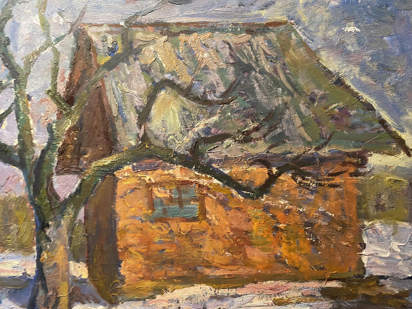 Oil painting March Stanislav Petrashevsky