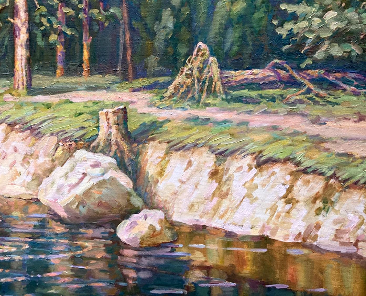 Benfialov's set titled Awakening of Nature in oil paint