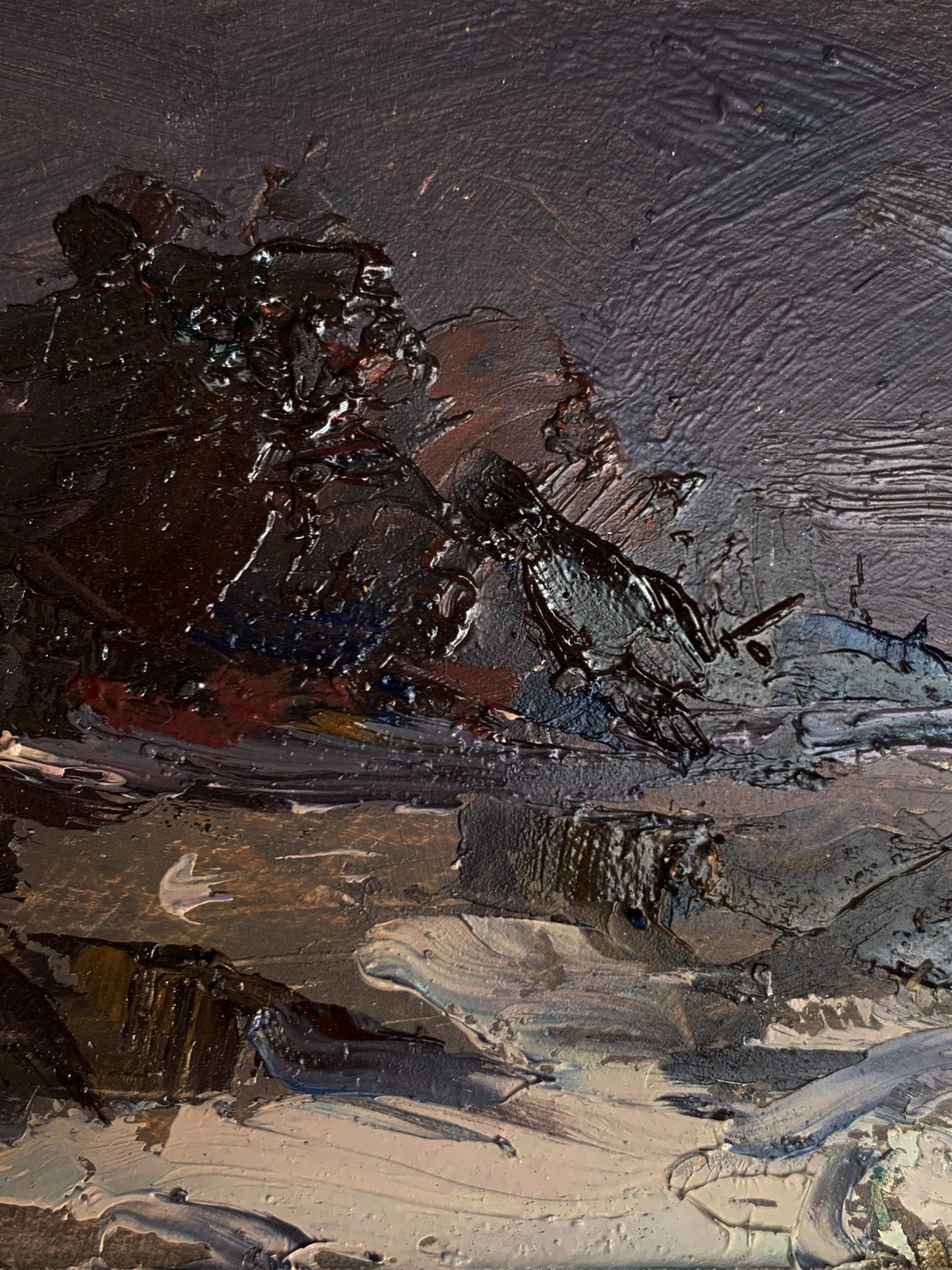 Oil painting Winter silence Oleksiyander Cherednichenko