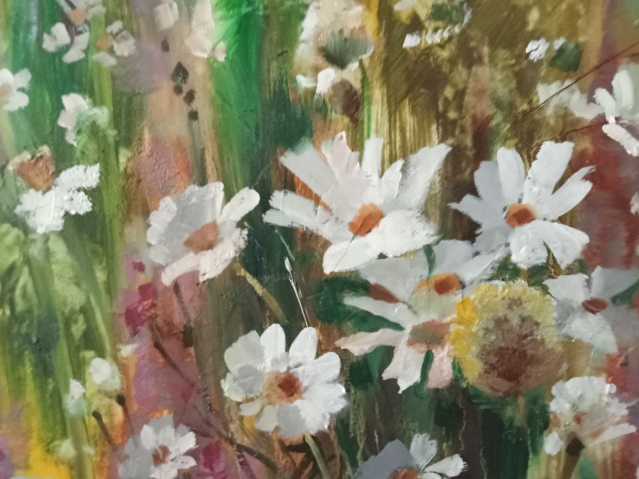 Oil painting Wildflowers Anatoly Borisovich Tarabanov