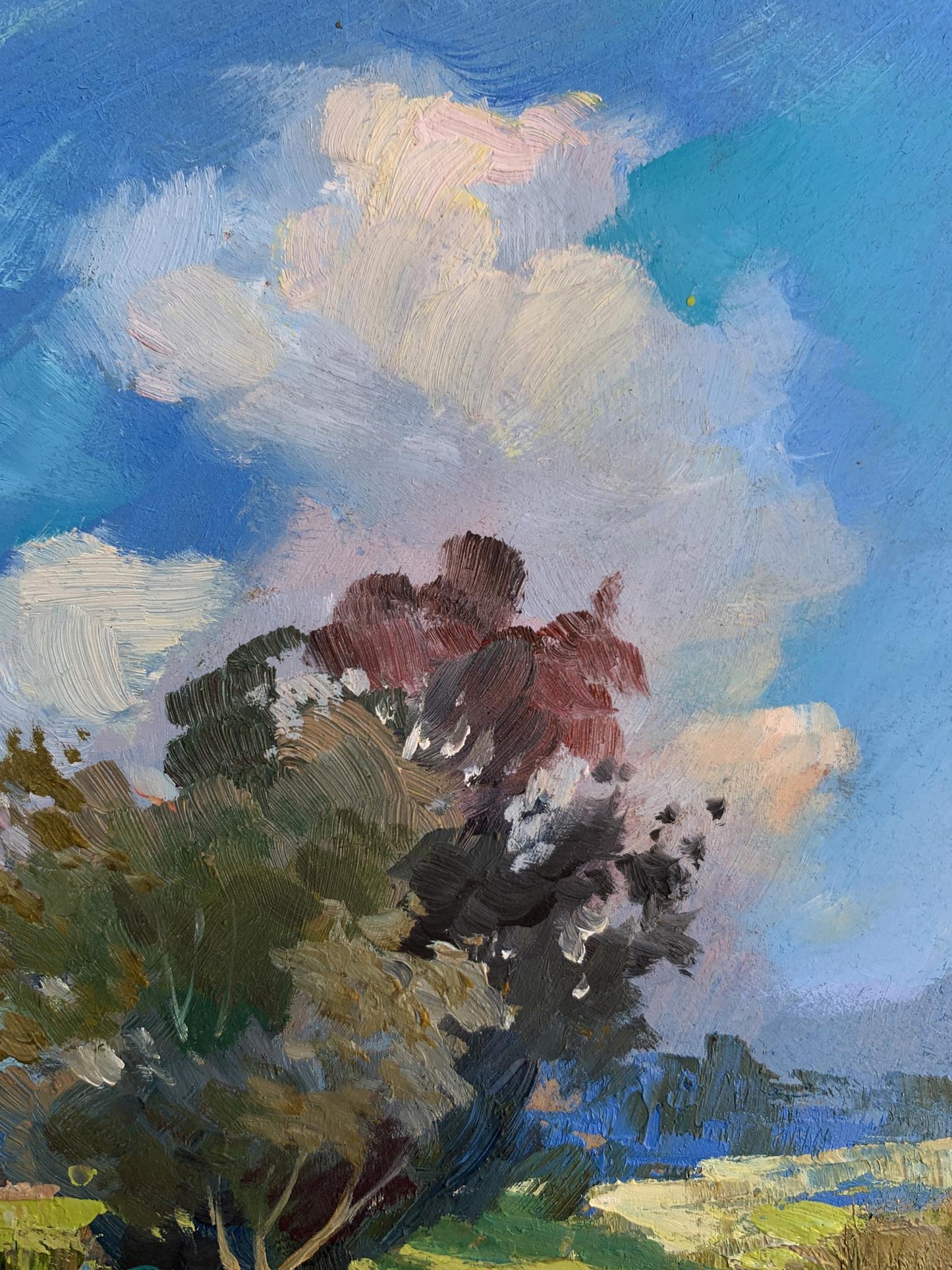 OIl painting Memory of a place in nature Yuriy Suprunchuk