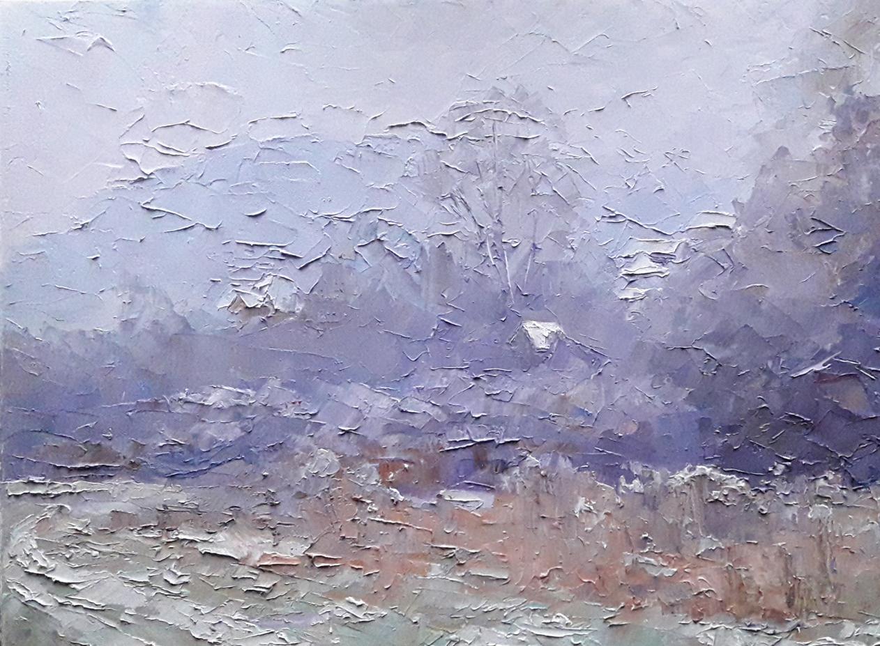 Oil painting Lacy winter Serdyuk Boris Petrovich