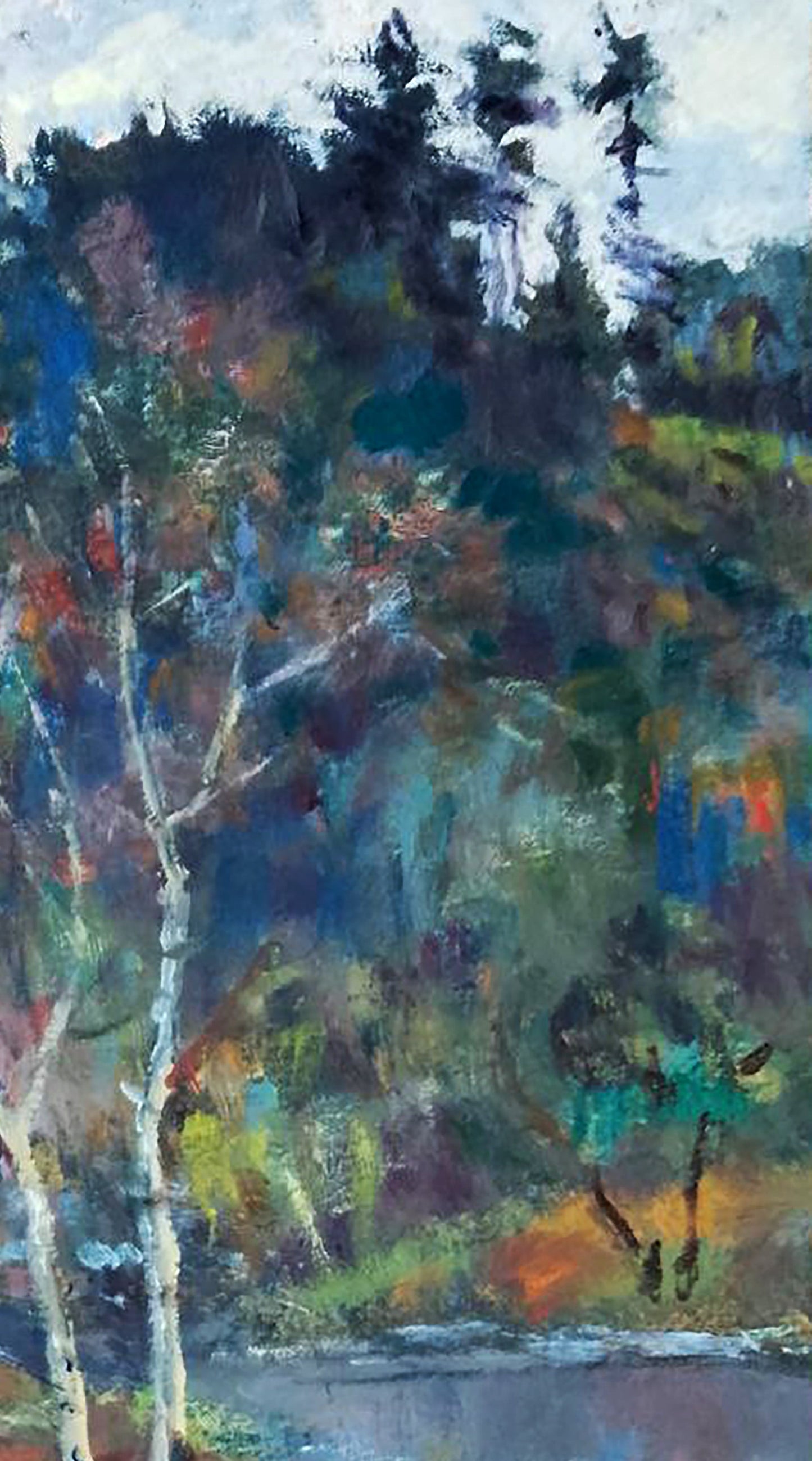 Oil painting Sounds of nature Anatolii Duhnevich