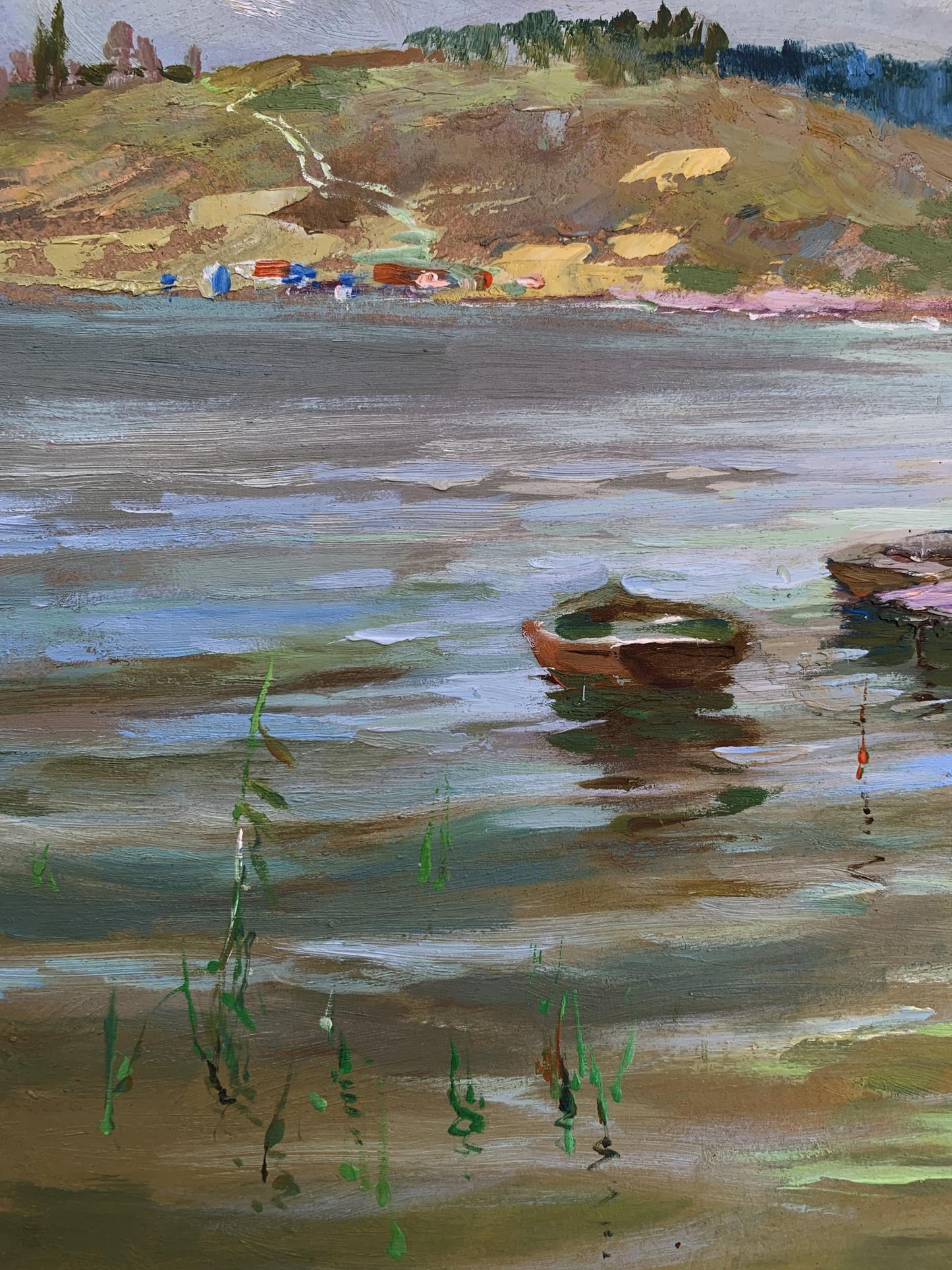 OIl painting Covered in clouds Yuriy Suprunchuk