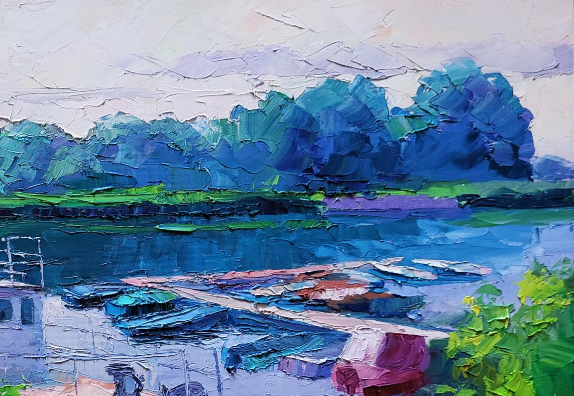 Oil painting Ferry Boris Serdyuk