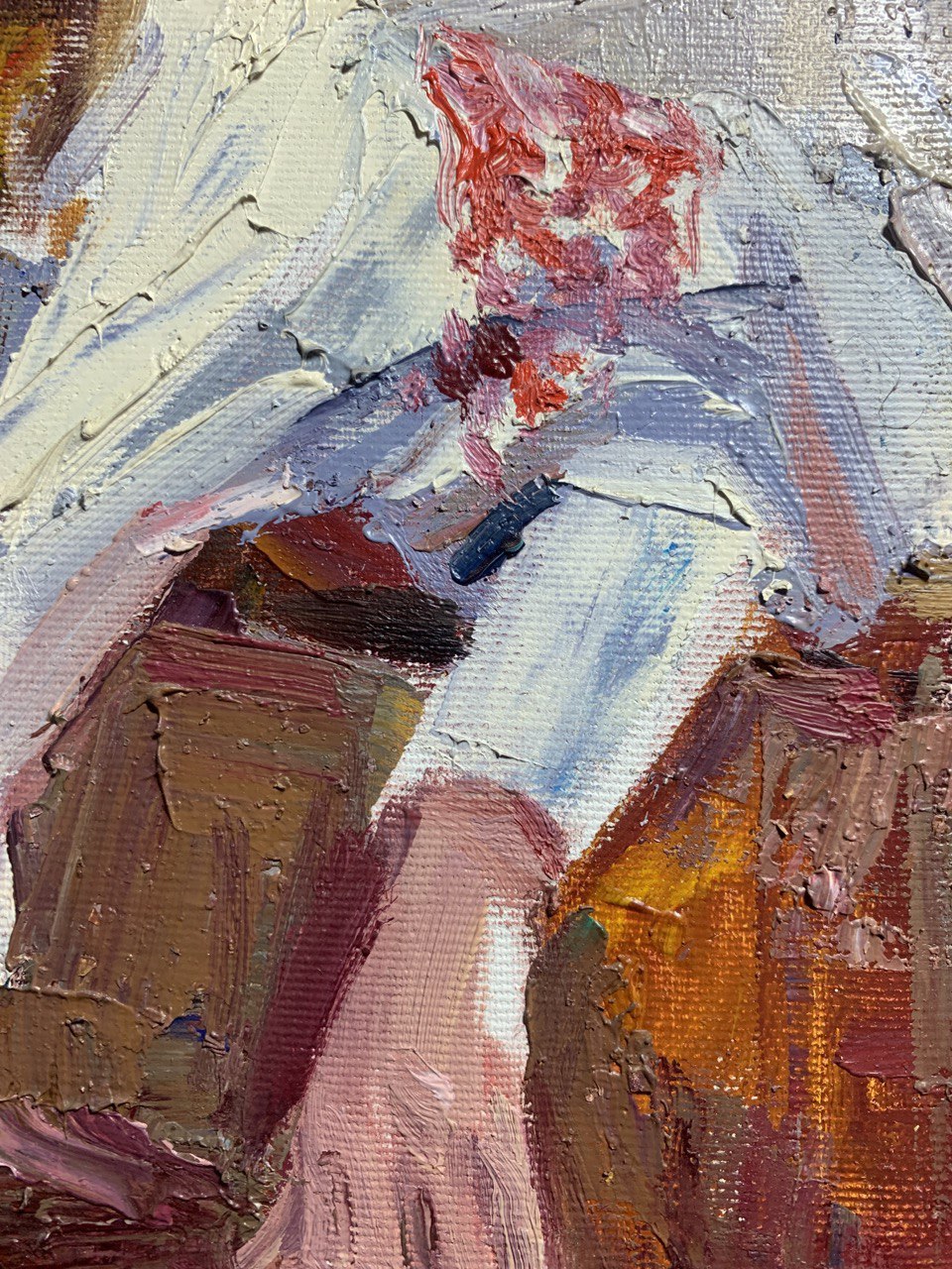 Experience "A Young Gypsy," an oil painting by Alexander Nikolaevich Cherednichenko