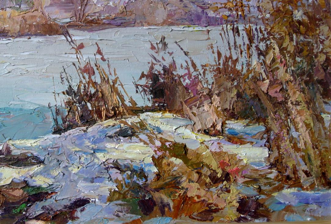 Oil painting Winter color Serdyuk Boris Petrovich