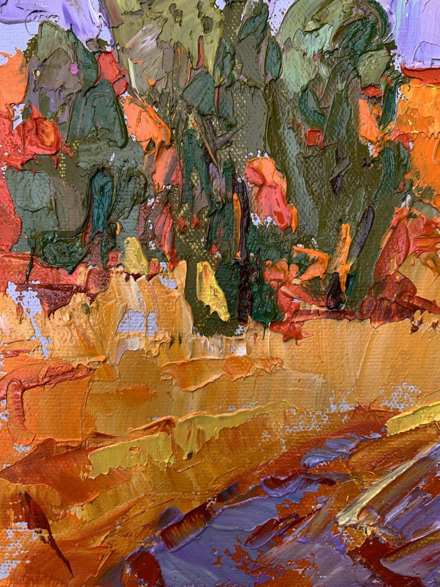 Oil painting Strong wind Ivanyuk Oleksiy