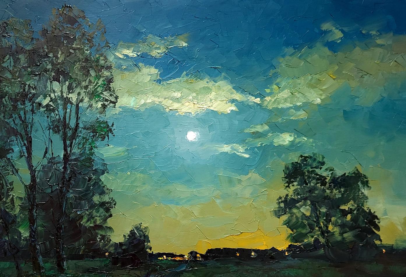 Oil painting Monthly Boris Serdyuk