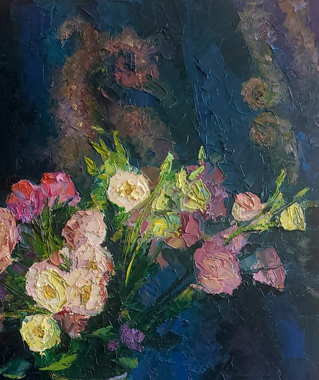 Oil painting Eustoma Boris Serdyuk