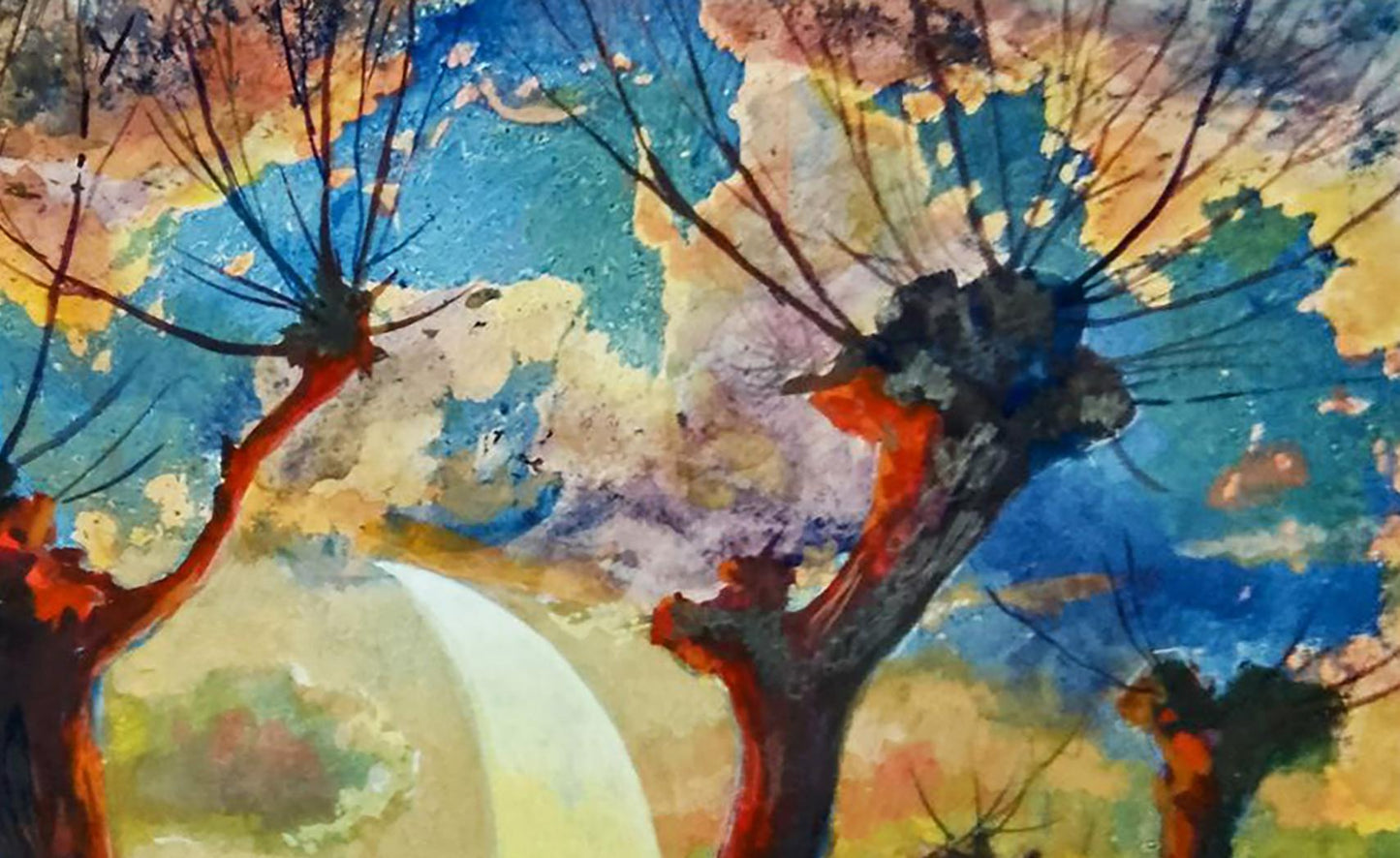 Oil painting Romantic evening Anatolii Duhnevich