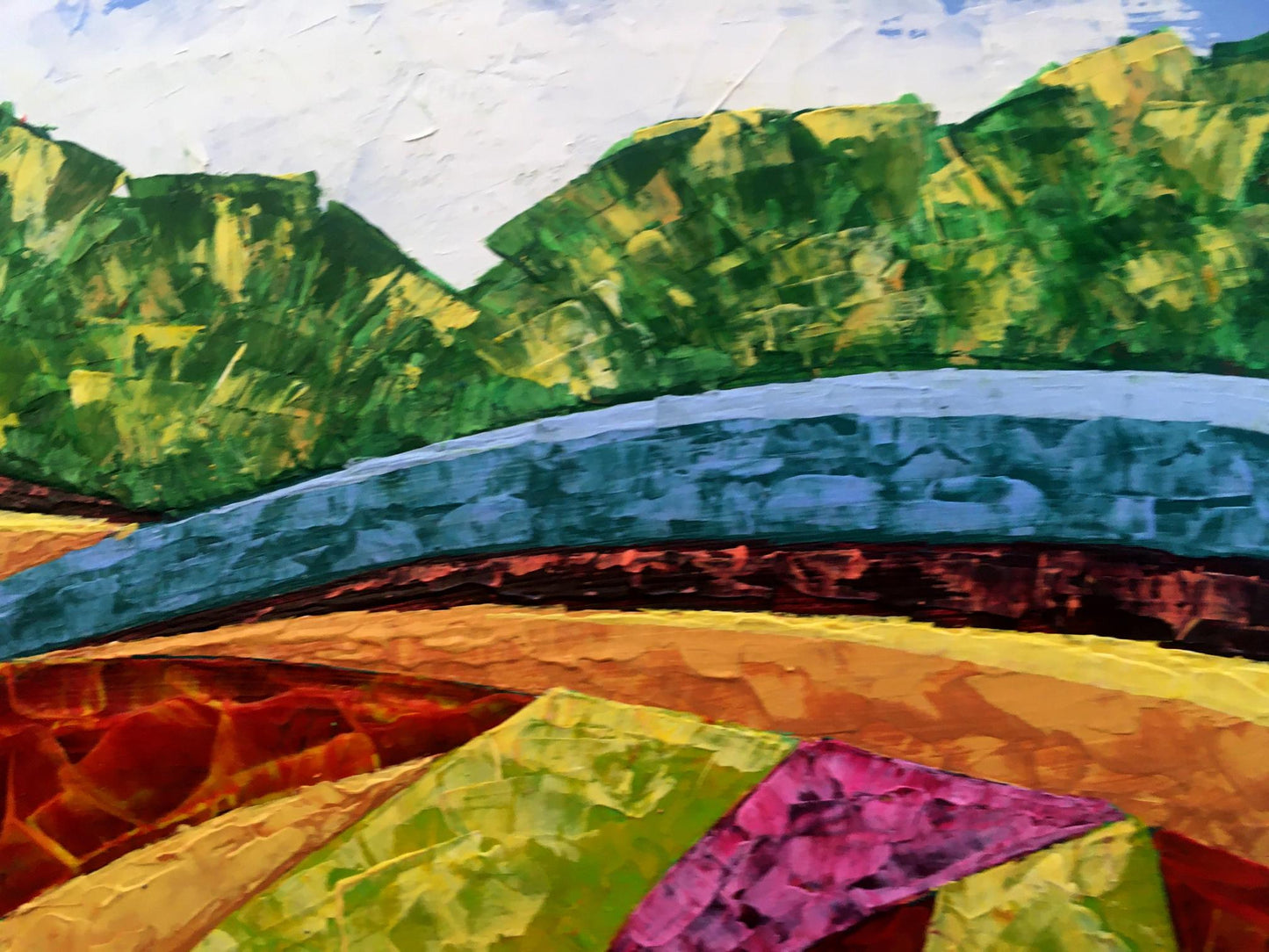 Oil painting The road to the forest Zadorozhnya V. V.