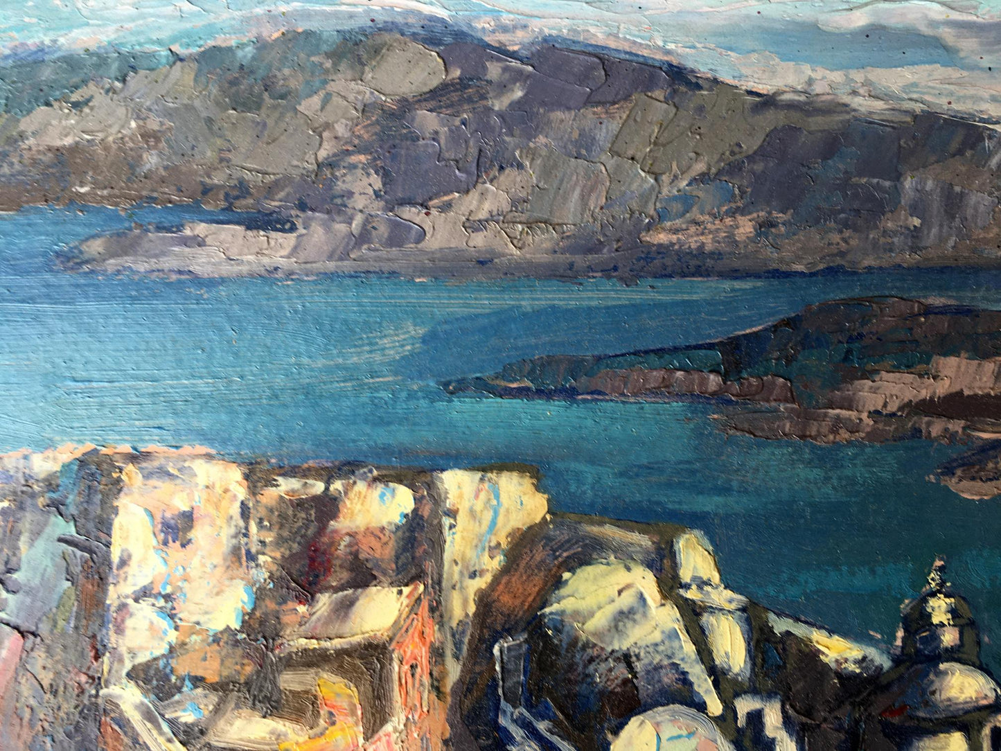 Oil painting Greece Batrakov Vladimir Grigorievich