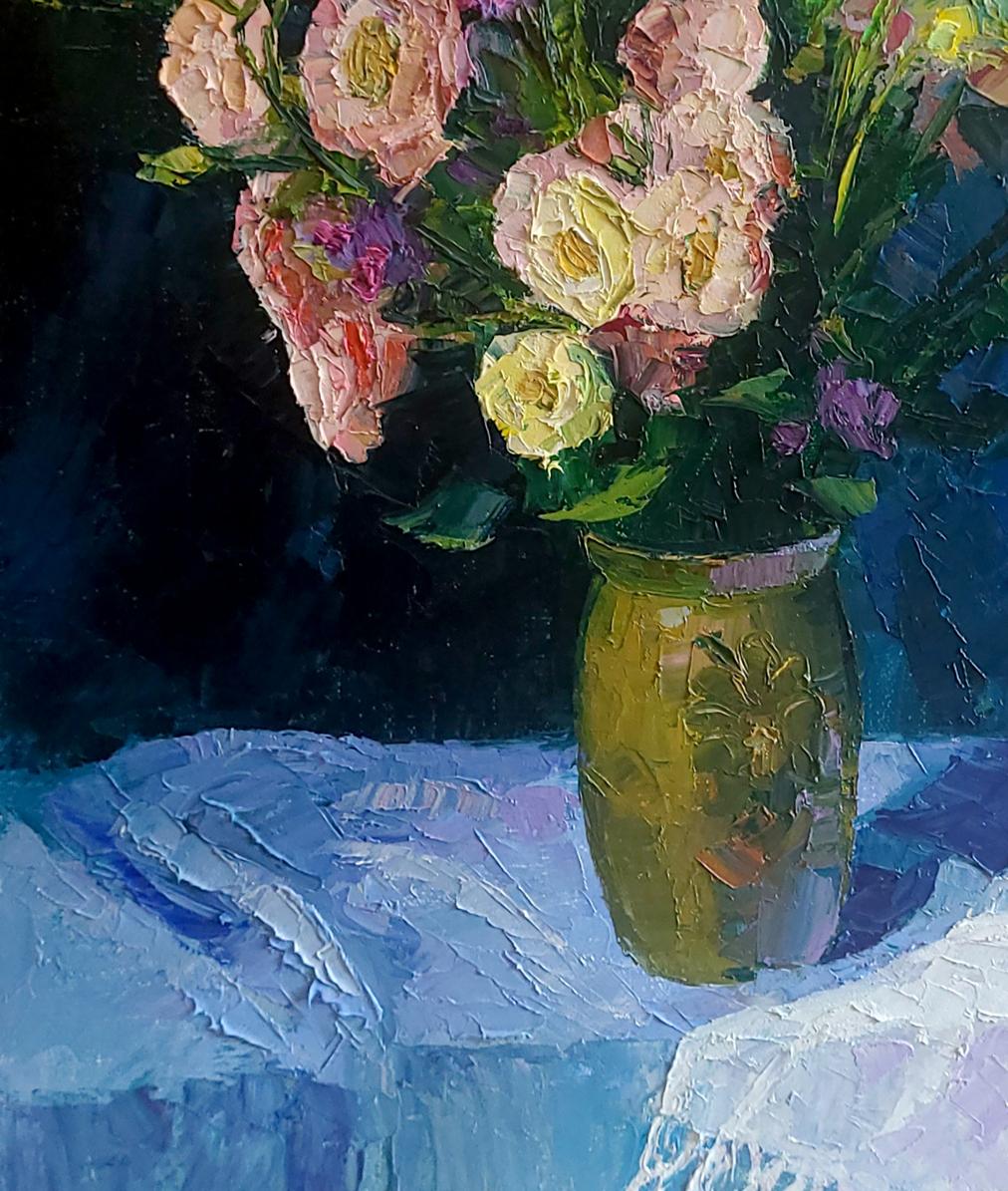 Oil painting Eustoma Boris Serdyuk
