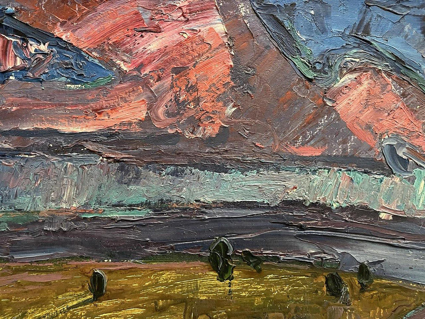 Oil painting Mountain Oleksandr Andreev