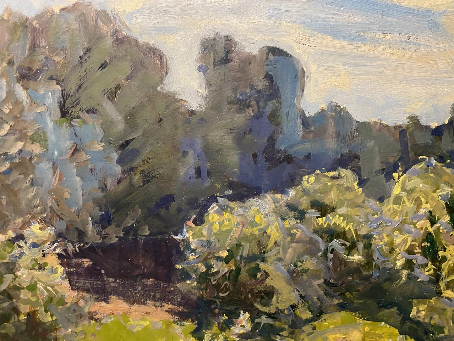 Oil painting Morning Georgy Kolosovsky