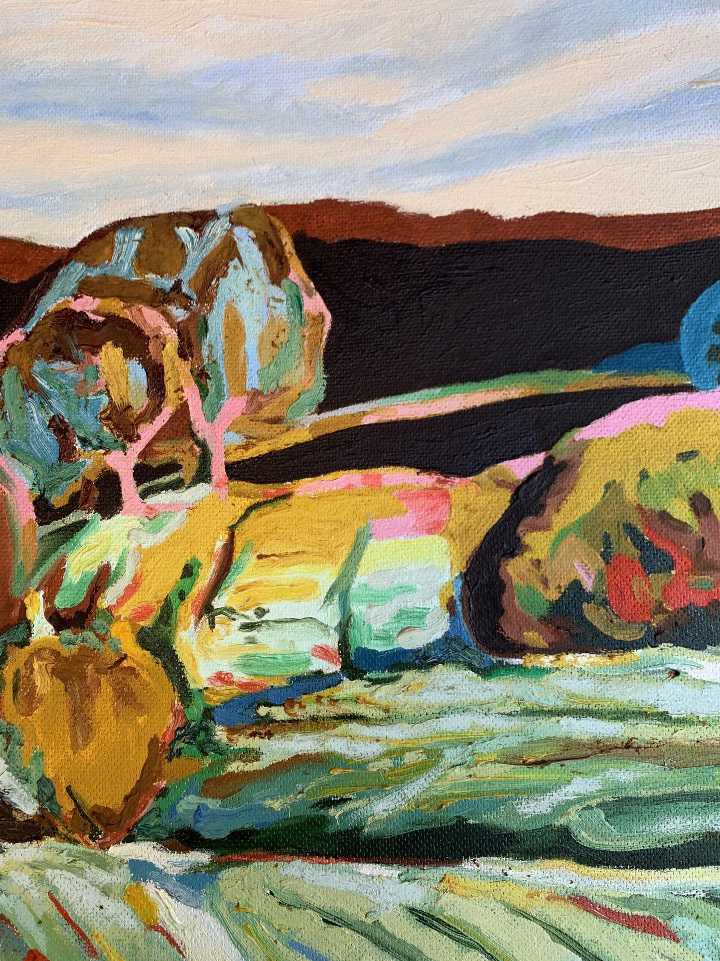 Oil painting Over the horizon Oleksandr Gukalov