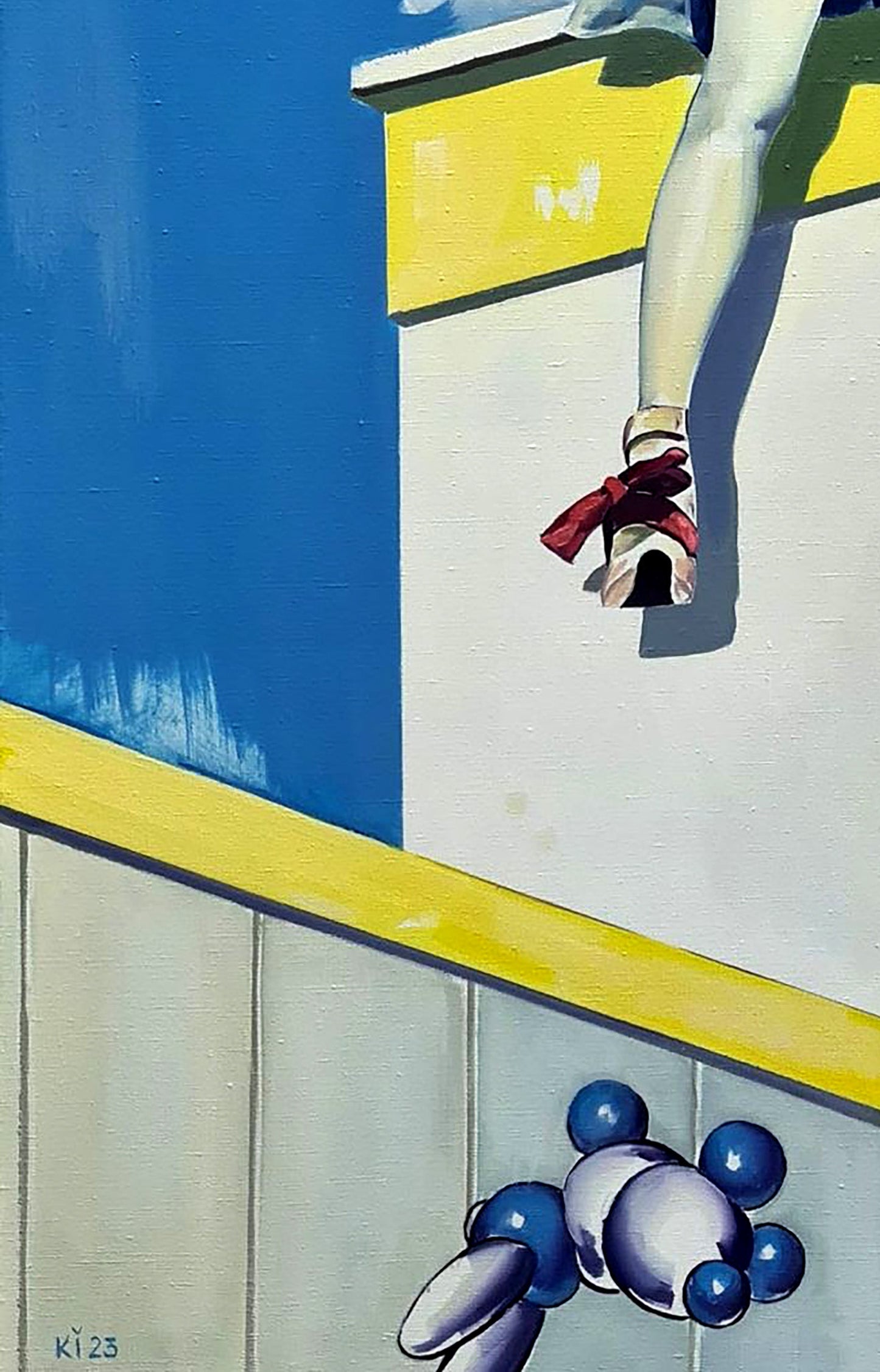 Angel, painted in oil by Igor Konovalov