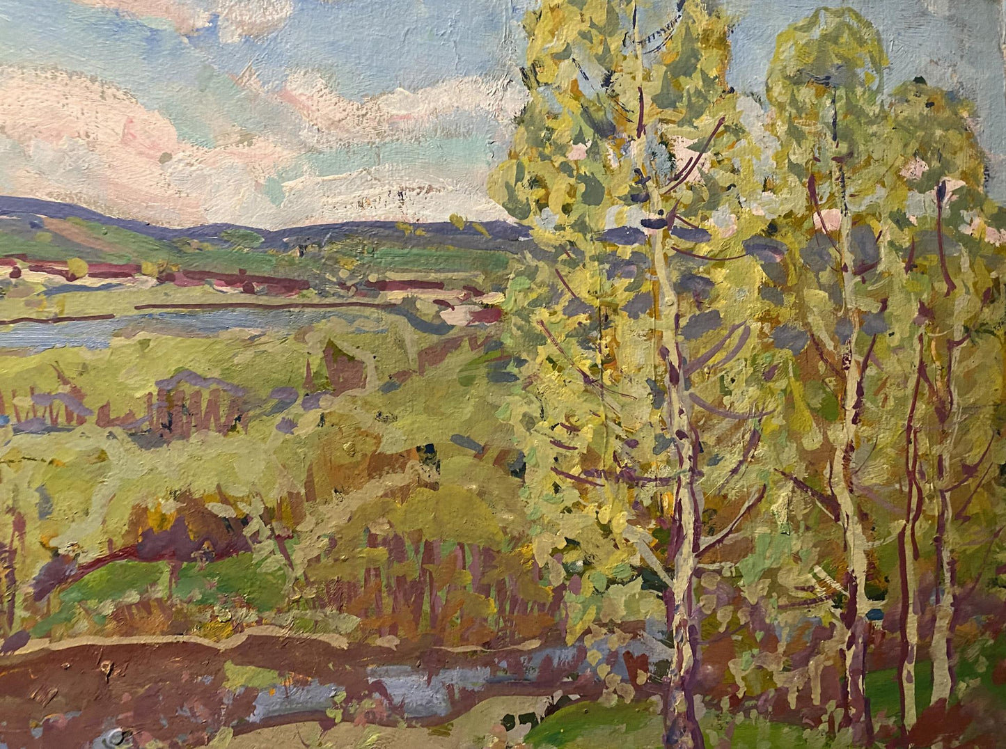 Oil painting Evening Georgy Kolosovsky
