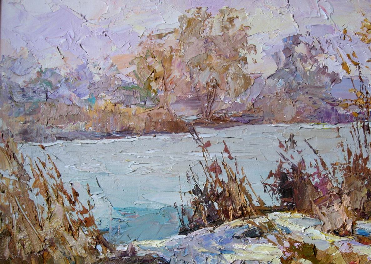 Oil painting Winter color Serdyuk Boris Petrovich
