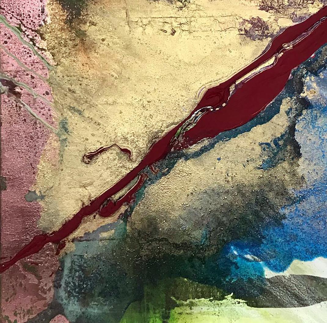 Acrylic painting Sharp tongue Olga Melezhik