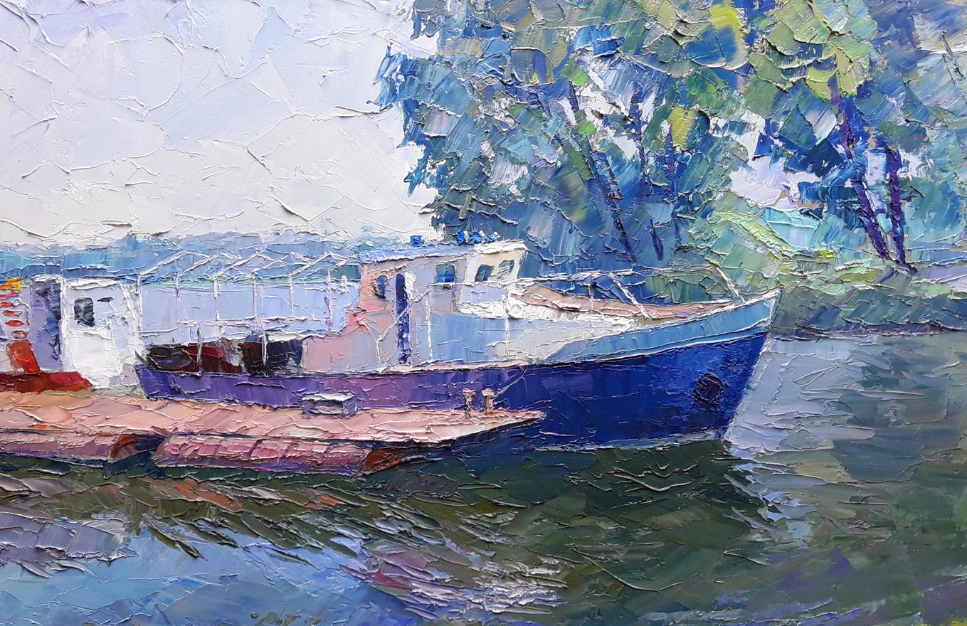 Oil painting Rescuers Serdyuk Boris Petrovich