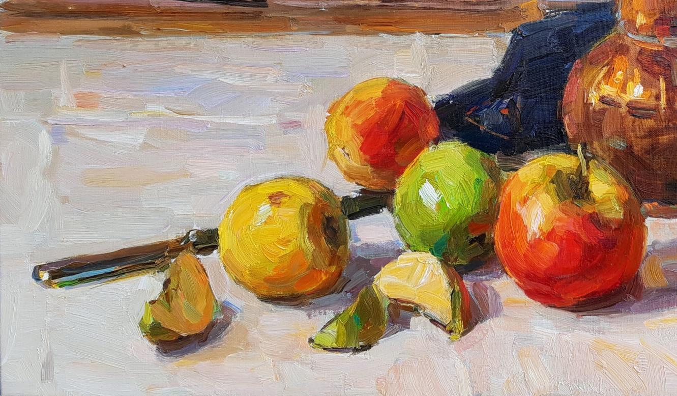 Oli painting Interior still life Miacheslav Tepeta