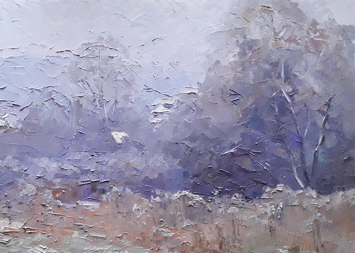 Oil painting Lacy winter Serdyuk Boris Petrovich