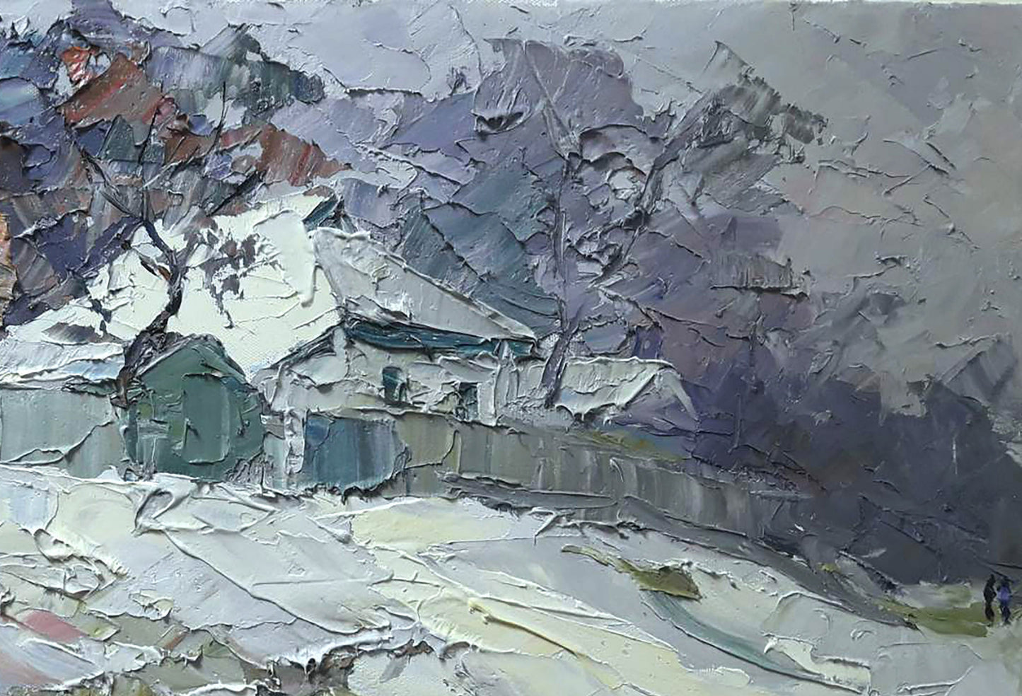 Oil painting January Serdyuk Boris Petrovich