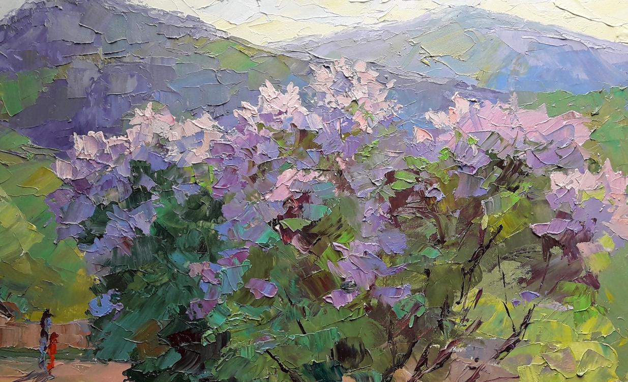 Oil painting Lilac Serdyuk Boris Petrovich №SERB 318