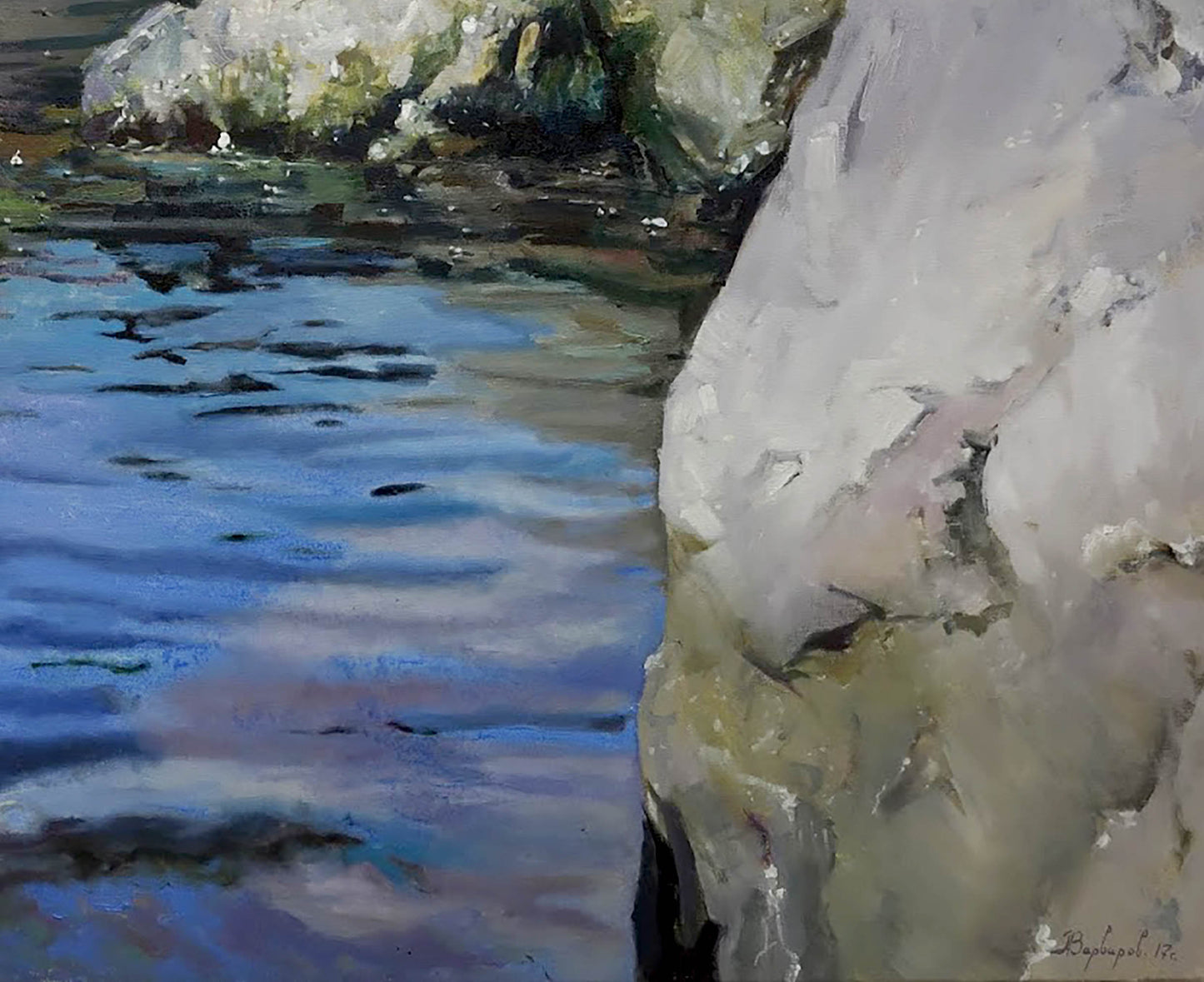 Oil painting Bay Varvarov Anatoly Viktorovich