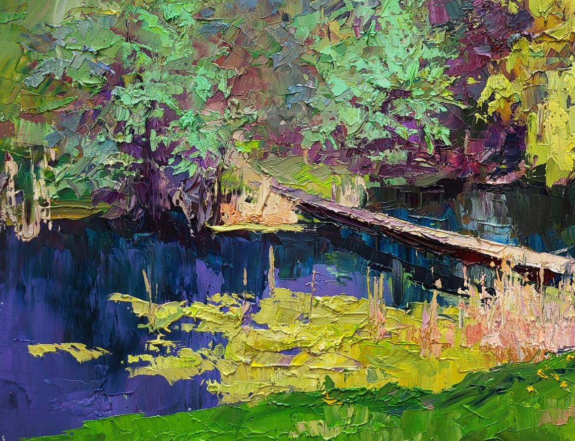 Oil painting Bridge Boris Serdyuk