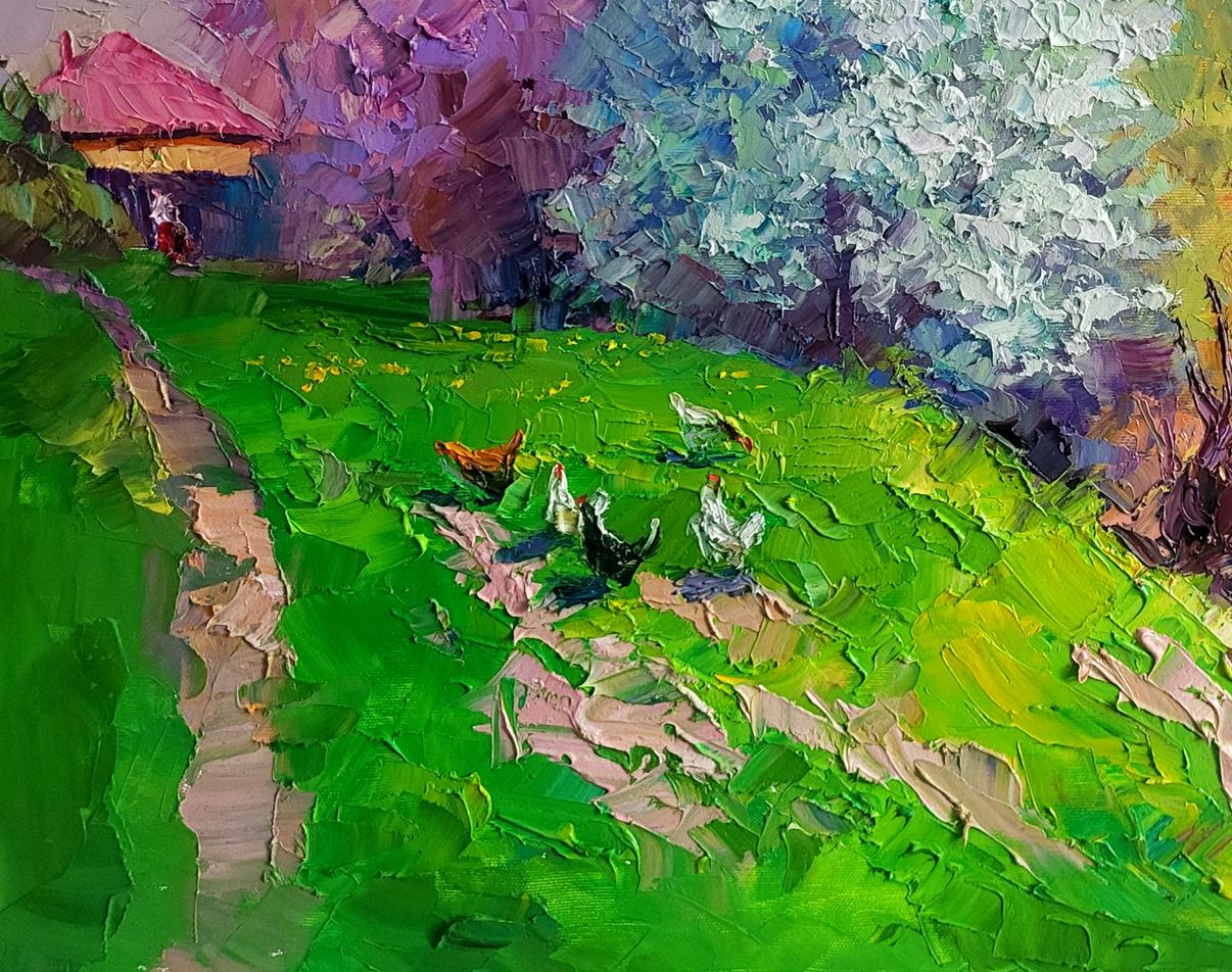 Oil painting Spring has come Boris Serdyuk