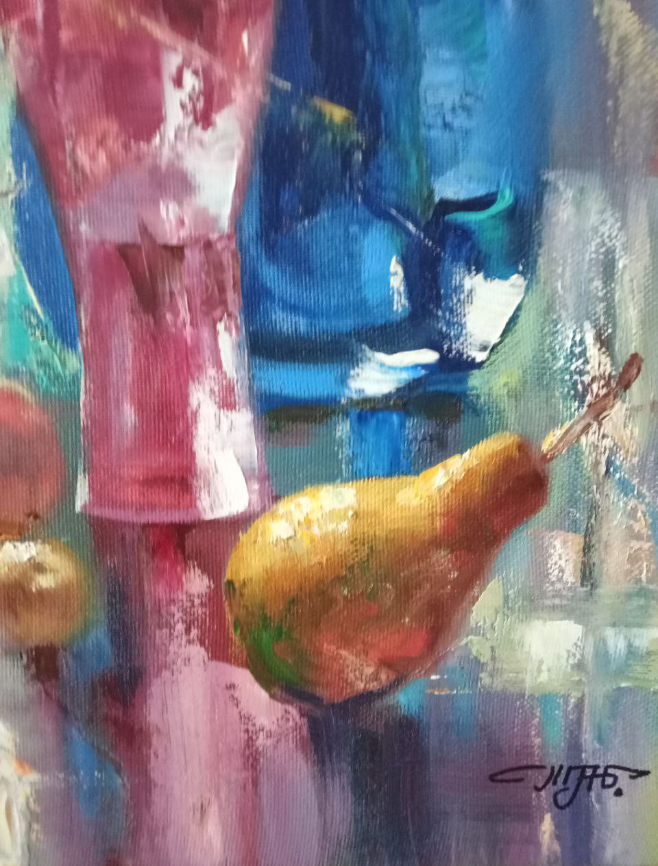 Oil painting glass jugs Anatoly Borisovich Tarabanov