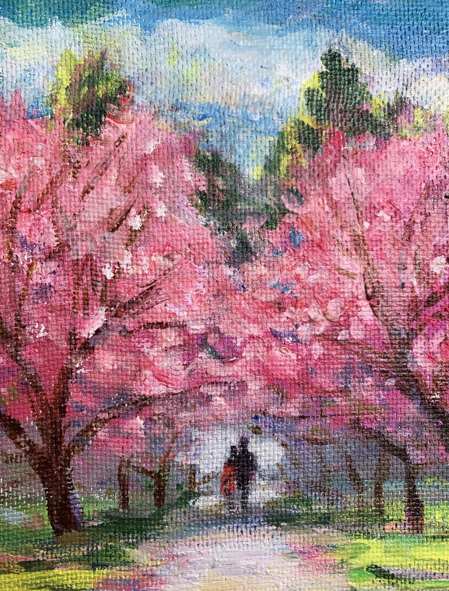 Oil painting Sakura Yu. Ulinets