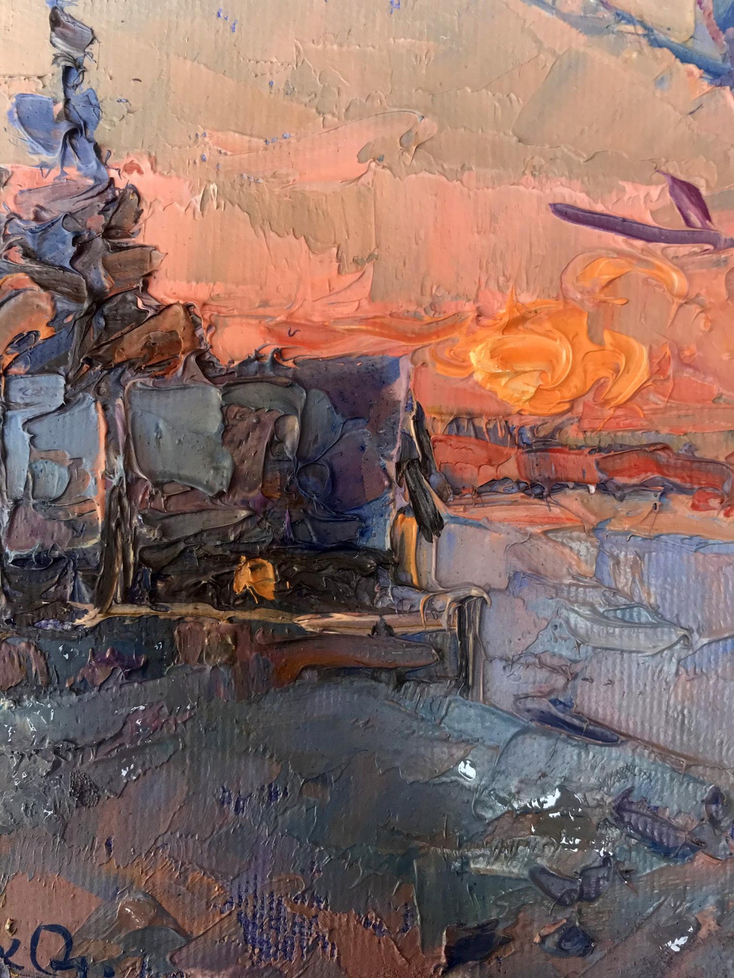 evening Winter Landscape