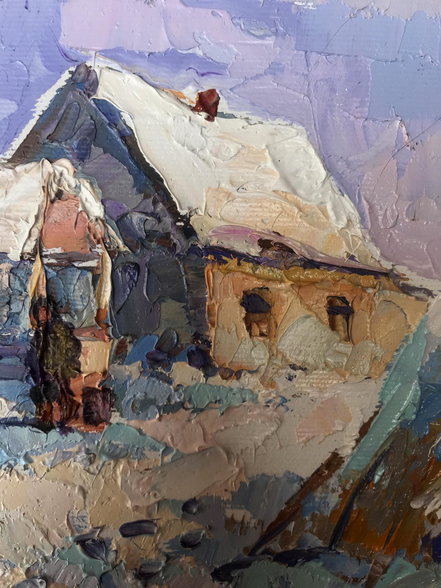Winter Country house