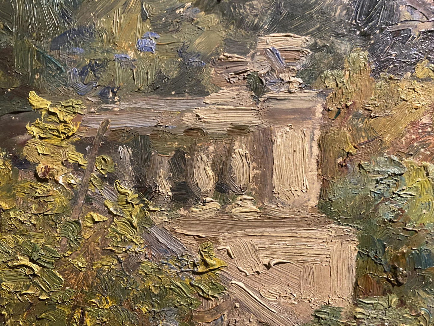 Oil painting Metropolitan Forest Reserve Unknown artist