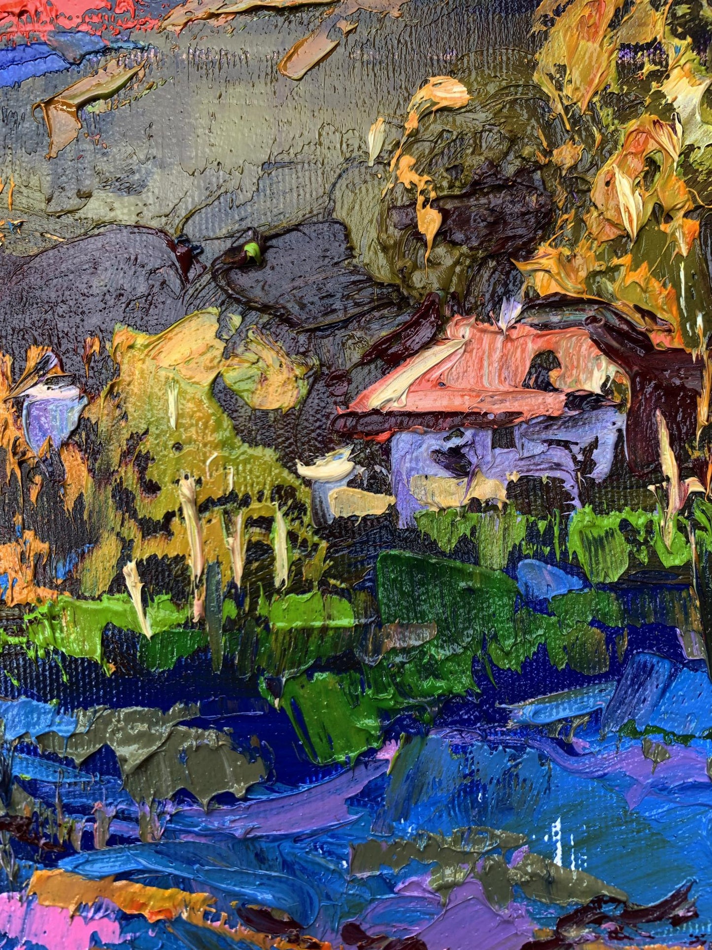 Oil painting Night has come Ivanyuk Oleksiy